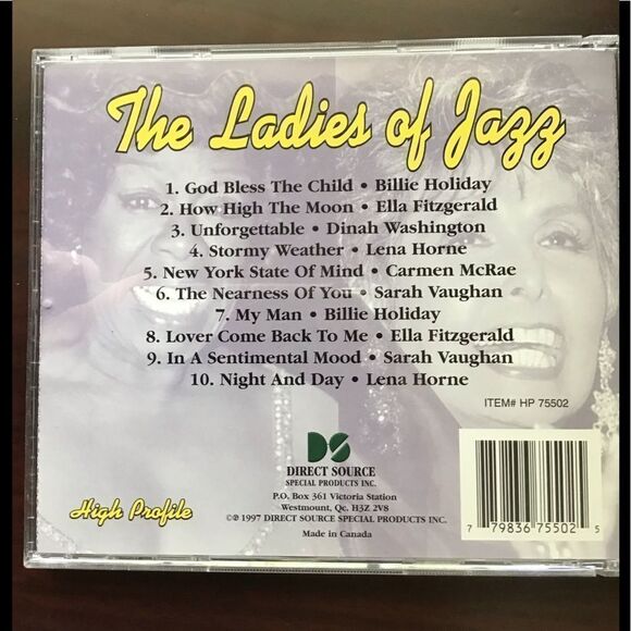 CD The Ladies of Jazz, Ella Fitzgerald, Billie Holiday, Lena Horne - Picture 2 of 3
